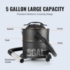 VEVOR Ash Vacuum Cleaner, 5 Gallon with 1200W Powerful Suction, Fireplace Vacuum with Reverse Suction, 16.4 ft Power Cable, 16 Kpa Max. Vacuum, Black - 4 of 4