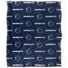 Monmouth University Logo Pattern Silky 50x60 Blanket, 1 Sided - 2 of 4
