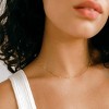 14K Gold/Silver Satellite Chain, Shining Box Link & Blue Bead Choker, Openwork Hearts/Stars Necklace for Women - 2 of 4