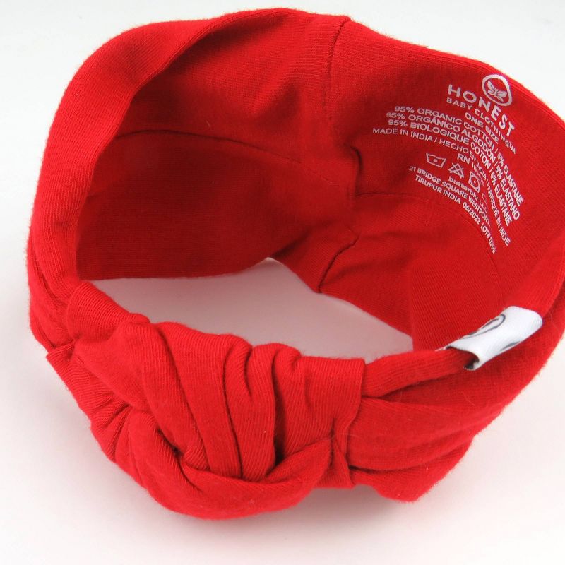 Honest Baby Organic Swaddle Blanket + Headband Gift Set - 2pk, 3 of 4