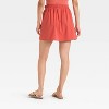 Women's Tie Mini A-Line Skirt - A New Day™ - 2 of 3