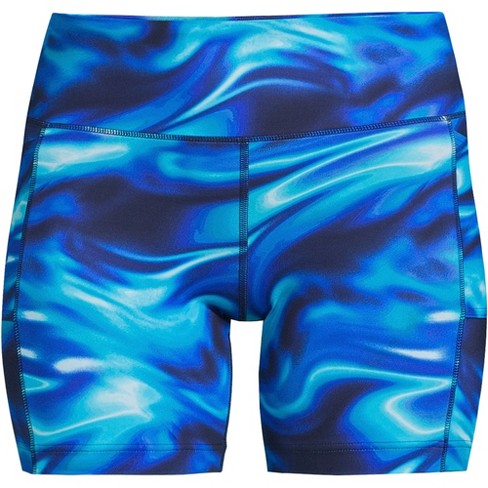 Lands' End Women's Chlorine Resistant High Waisted 6 Bike Swim