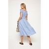 WEST K Womens Rachel Off-Shoulder Smocked Stripe Dress - 4 of 4