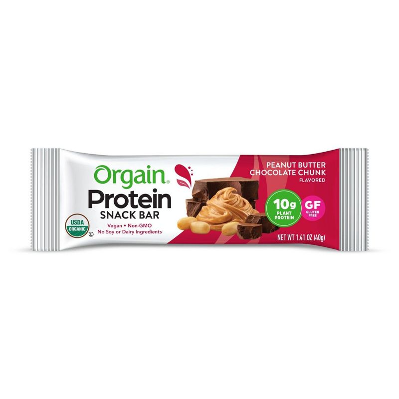 Orgain Organic Vegan Protein Bar - Peanut Butter Chocolate Chip - 12ct, 5 of 9