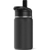Hydrapeak Mini 14oz Kids Stainless Steel Insulated Water Bottle With Leak Proof Straw Lid - 3 of 4