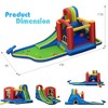Costway Inflatable Kid Bounce House Slide Climbing Splash Pool Jumping Castle - 3 of 4