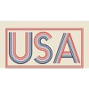 Americana USA Neon Sign Men's Crew Neck Short Sleeve Tee - 2 of 2