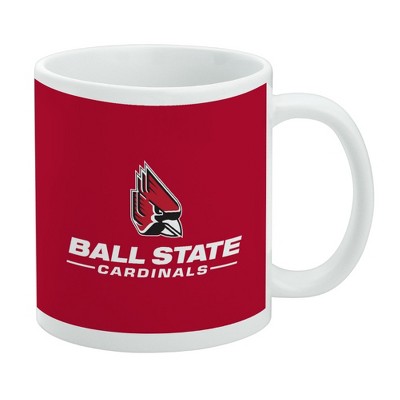 Ball State Primary Logo Ceramic Coffee Mug Novelty Gift Mugs for Coffee Tea and Hot Drinks 11oz White