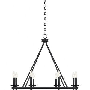 Savoy House Middleton 8 - Light Chandelier in  Matte Black - 1 of 4