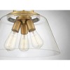 Savoy House Calhoun 3 - Light Pendant in  Warm Brass - 3 of 4
