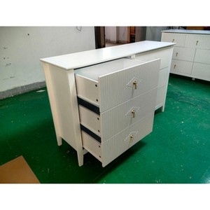 Fluted 4 Drawer Dresser Wide Dressers Chest of Drawers - 1 of 1