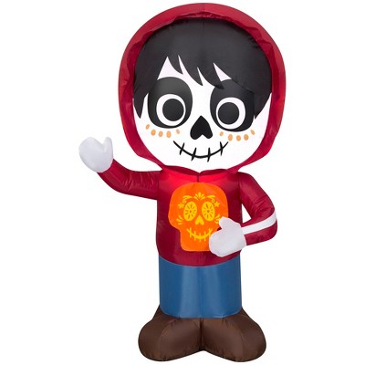 Gemmy Airblown Inflatable Miguel from Coco Waving Disney , 3.5 ft Tall, Multi