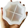 JDICTION 2-Pack Cobweb Silicone Molds, Spider Web Design Resin Bowl for Epoxy Concrete, Jewelry Dish Candle Holder DIY Craft - 3 of 4