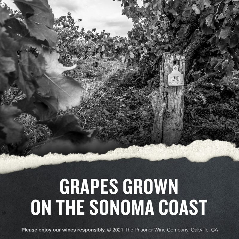 The Prisoner Sonoma Coast Pinot Noir Red Wine by The Prisoner - 750mL Bottle, 5 of 12