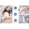 Retro Vintage Washable Area Rug, Stain Resistant, Non-Slip, Non-Shedding,Low Pile, Portable Indoor Carpet for Living Room, Bedroom - 4 of 4
