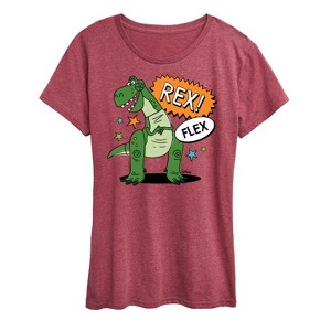 Women's - Disney - Rex Flex Short Sleeve Graphic T-Shirt - 1 of 4