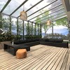 vidaXL 'Black 11-Piece Patio Lounge Set with Cushions - Poly Rattan Outdoor Furniture with Comfortable Cushions and Versatile Layout - 2 of 4