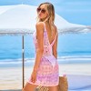 Women's Crochet Rosie Haze Ombre Cover-Up Mini Dress - Cupshe - 4 of 4