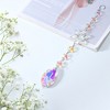 Unique Bargains Sun Catcher for Garden Decor for Indoor Hanging, Silver Tone Transparent Iridescent 1 Pc - 4 of 4