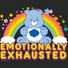 Women's Care Bears Grumpy Bear Emotionally Exhausted Maternity T-Shirt - image 2 of 3