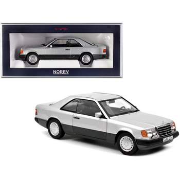 1990 Mercedes-Benz 300 CE-24 Coupe Silver Metallic and Black 1/18 Diecast Model Car by Norev
