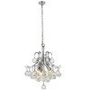 Elegant Lighting Toureg 3 light Chrome Pendant Clear Royal Cut Crystal - 2 of 4