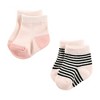 Hudson Baby Infant Girl Sock and Headband 12pc Set, Soft Pink Roses, 0-9 Months - 4 of 4