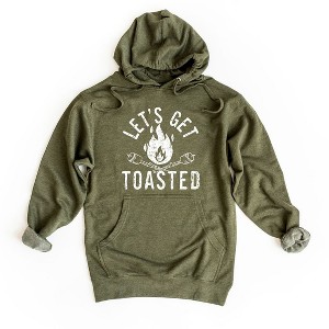 Simply Sage Market Women's Graphic Hoodie Let's Get Toasted - 1 of 3