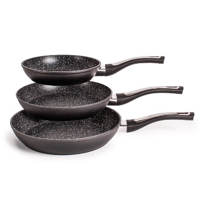 BergHOFF Graphite Non-toxic, Non-stick Ceramic Pancake Pan 10.25,  Sustainable Recycled Material