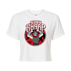 Women's - Teenage Mutant Ninja Turtles - Stay Sharp Cropped Graphic T-Shirt - 1 of 4