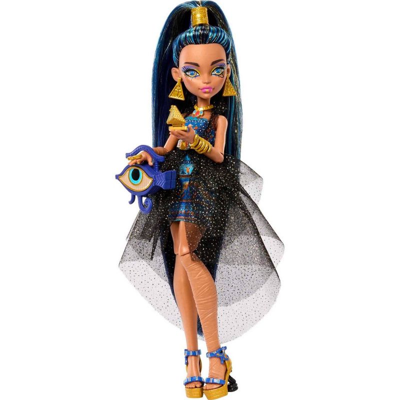 Monster High Cleo De Nile Fashion Doll in Monster Ball Party Dress with Accessories, 5 of 10