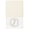 Linum Home Textiles 100% Turkish Cotton MONICA 3PC Embellished Towel Set - 3 of 4