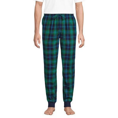 Lands' End Men's Flannel Jogger Pajama Pants