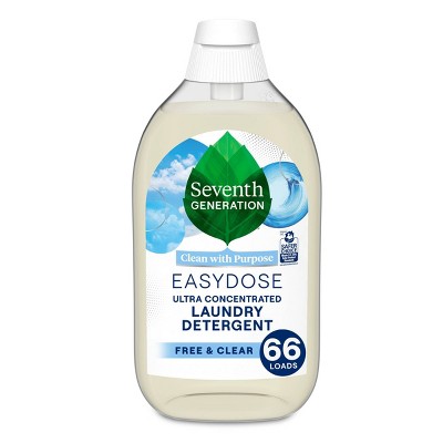 Seventh Generation Free & Clear Ultra-Concentrated 66-Loads Laundry Detergent – 23.1 fl oz