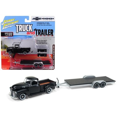 toy pickup truck with trailer