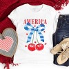 The Juniper Shop Coquette America Cherries Youth Short Sleeve Tee - 4 of 4