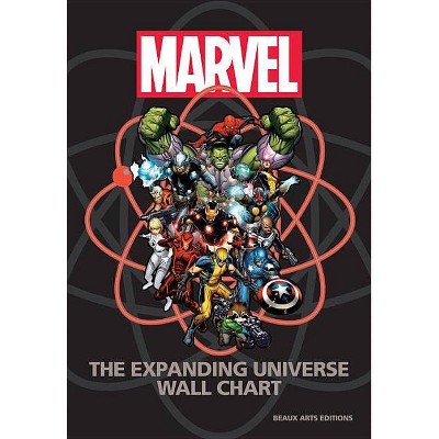 Marvel: The Expanding Universe Wall Chart - by  Michael Mallory (Hardcover)