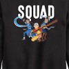 Boys' - Avatar: The Last Airbender - Trio Squad Graphic Long Sleeve Fleece Sweatshirt - 2 of 4