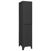 VidaXL Locker Cabinet Anthracite 15 in.x17.7 in.x70.9 in. Steel - 2 of 4