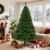 Allovit Premium Christmas Decorations, Christmas Tree 6/7 Ft Artificial Pine Tree & Flame Retardant PVC Branches Sturdy Metal Base for Home/Yard - 2 of 4