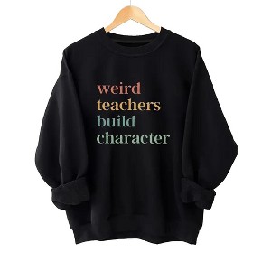 Women Plus Size Sweatshirts with Funny Positive Words Crew Nek Long Sleeve Tops with Pullover Sweat Shirts Therapeutic Slogan Shirts - 1 of 4