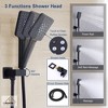 CASAINC 1-Handle 3-Spray Pattern 10 Inches Wall Mount Shower Set Shower Head Tub and Shower Faucet (Valve Included) - 2 of 4