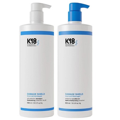 K18 Damage Shield pH Protective Shampoo (31.5 oz) & Damage Shield pH Protective Conditioner (31.5 oz) Duo Kit
