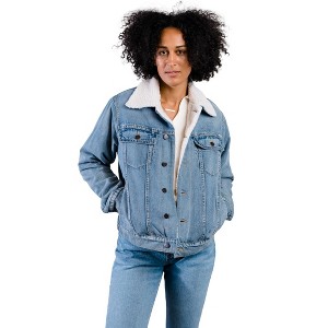 ABLE Women's Adult Shannon Trucker Denim Jacket - 1 of 4