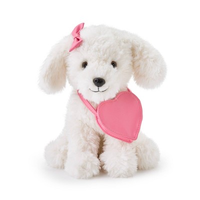 FAO Schwarz 12" Sparklers Plush Maltese with Purse