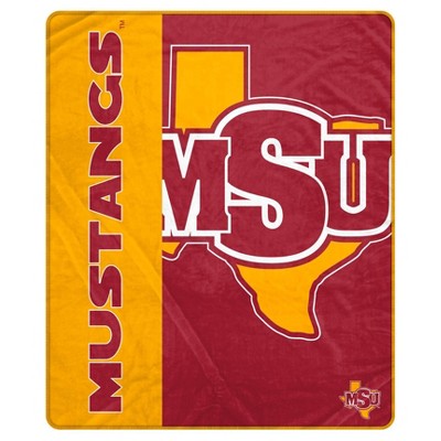 NCAA Midwestern State Mustangs Ultra Soft Tailgate Throw Blanket