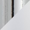 LumiSource (Set of 2) Diamond Stacked 23" Contemporary Crystal Table Lamps with Off-White Shade and Chrome from Grandview Gallery: Silk-Inspired - 4 of 4