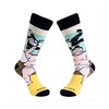 Sumo Man Tossing Business Office Man from Cubicle Socks - from the Sock Panda (Men's Sizes Adult Large) - 3 of 4