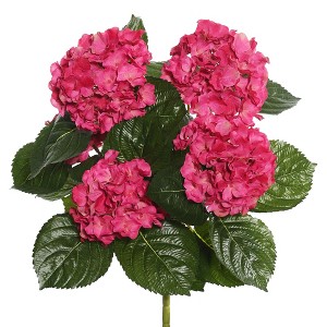 Vickerman Artificial Polyester Hydrangea Bush - 1 of 3