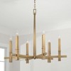 Capital Lighting Blake 6 - Light Chandelier in  Aged Brass - 4 of 4
